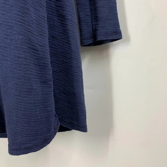 Anthropologie Sol Angeles‎ Women's Cold Shoulder Navy Long Sleeve Dress Size M - Picture 6 of 11